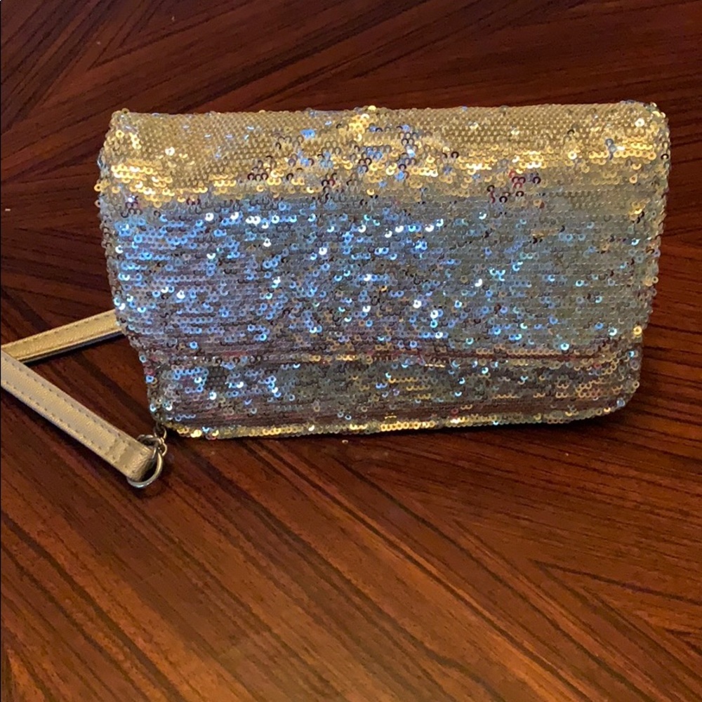 Gold Sequence Purse